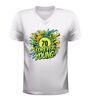 foto 6 V hals shirt 70 jaar forever young feestelijk verjaardag t shirt