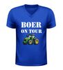 foto 2 V hals shirt boer on tour grappig shirt met tractor print