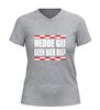 foto 11 V hals shirt brabant hedde gij geen bier bij? rood-wit geblokt brabantse tekst Shirt