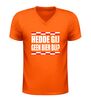 foto 3 V hals shirt brabant hedde gij geen bier bij? rood-wit geblokt brabantse tekst Shirt