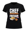 foto 7 V-hals shirt dames en heren chef frituur grappig t-shirt met patat frikandel en bitterbal