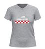 foto 11 V-hals shirt dames en heren i love brabanders rood-wit geblokt brabant design