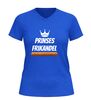 foto 2 V-hals shirt dames prinses frikandel grappig t-Shirt met frikandel afbeelding bedrukt