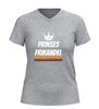 foto 5 V-hals shirt dames prinses frikandel grappig t-Shirt met frikandel afbeelding bedrukt
