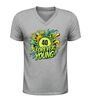 foto 5 V-hals shirt  forever young 40 jaar feestelijk verjaardag t-Shirt