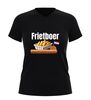 foto 7 V hals shirt frietboer grappig snack shirt met friet frikandellen en bitterbal
