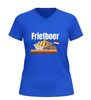 foto 8 V hals shirt frietboer grappig snack shirt met friet frikandellen en bitterbal