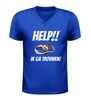 foto 2 V hals shirt help ik ga trouwen grappig t-Shirt met ringen print voor vrijgezellenfeest