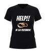 foto 7 V hals shirt help ik ga trouwen grappig t-Shirt met ringen print voor vrijgezellenfeest