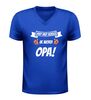 foto 2 V-Hals shirt heren hiep hiep hoera ik word opa leuk aankondiging t-shirt