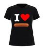 foto 7 V hals shirt i love kroket met Kroket afbeelding grappig snack shirt