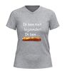 foto 11 V hals shirt ik ben niet bijzonder ik ben speciaal frikandel speciaal grappig t-Shirt