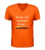 foto 3 V hals shirt ik ben niet bijzonder ik ben speciaal frikandel speciaal grappig t-Shirt