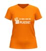 foto 9 V-hals shirt ik ben van de pliessie humor T-Shirt voor Dames en Heren politie