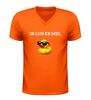 foto 3 V-hals shirt  ik lus er wel eentje met eend en zonnebril grappig feestshirt
