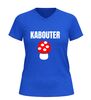 foto 8 V-hals shirt kabouter met paddenstoel print t-shirt met humor