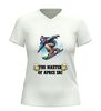 foto 12 V hals Shirt master of après ski grappig wintersport feestshirt