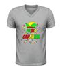 foto 5 V hals shirt prins carnaval feestelijk carnavalshirt mannen