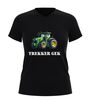 foto 7 V hals shirt trekker gek tractor shirt met opdruk