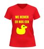 foto 10 V-Hals shirt we nemen er nog eentje grappig shirt met gele eend
