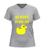 foto 11 V-Hals shirt we nemen er nog eentje grappig shirt met gele eend