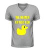 foto 5 V-Hals shirt we nemen er nog eentje grappig shirt met gele eend