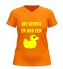 foto 9 V-Hals shirt we nemen er nog eentje grappig shirt met gele eend
