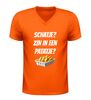 foto 3 V-hals t-shirt dames en heren met tekst: schatje zin in een patatje