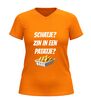 foto 9 V-hals t-shirt dames en heren met tekst: schatje zin in een patatje