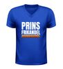 foto 2 V-hals t-shirt heren prins frikandel grappig shirt met frikandel afbeelding