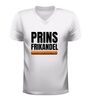 foto 6 V-hals t-shirt heren prins frikandel grappig shirt met frikandel afbeelding