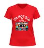 foto 10 V-hals t-shirt I’m not old I’m vintage cassettebandje retro shirt