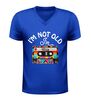 foto 2 V-hals t-shirt I’m not old I’m vintage cassettebandje retro shirt