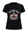 foto 7 V-hals t-shirt I’m not old I’m vintage cassettebandje retro shirt