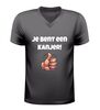 foto 1 V hals t-shirt jij bent een kanjer met duim omhoog