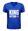foto 2 V-hals t-shirt king bitterbal  met bitterbal opdruk grappig shirt