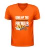 foto 3 V-hals t-shirt koning frituur friet frikandel en bitterbal