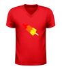 foto 4 V-Hals t- shirt met raket ijsje  zomers shirt met print