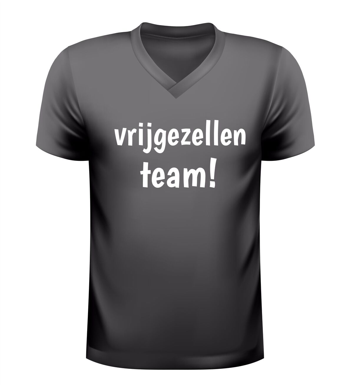V hals t-Shirt vrijgezellen team origineel en grappig Shirt voor vrijgezellenfeest