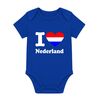 foto 3 Baby romper i love Nederland hart in rood wit blauw Holland baby kleding