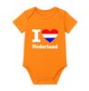 foto 4 Baby romper i love Nederland hart in rood wit blauw Holland baby kleding