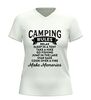 foto 12 Camping rules v-hals shirt stijlvol en grappig camping regels t-shirt voor kampeerders
