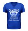 foto 2 Camping rules v-hals shirt stijlvol en grappig camping regels t-shirt voor kampeerders