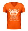 foto 3 Camping rules v-hals shirt stijlvol en grappig camping regels t-shirt voor kampeerders