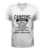 foto 6 Camping rules v-hals shirt stijlvol en grappig camping regels t-shirt voor kampeerders
