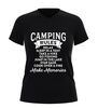 foto 7 Camping rules v-hals shirt stijlvol en grappig camping regels t-shirt voor kampeerders
