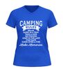 foto 8 Camping rules v-hals shirt stijlvol en grappig camping regels t-shirt voor kampeerders