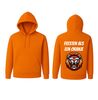 foto 2 Feesten als een leeuw hoodie sweater met oranje leeuw print voor koningsdag ek wk