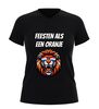 foto 7 Feesten als een leeuw v-hals t-shirt voor volwassenen oranje shirt met leeuw print voor koningsdag ek en wk