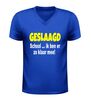 foto 2 Geslaagd ik ben er helemaal klaar mee v hals shirt grappig examen cadeau